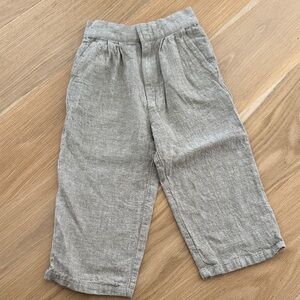 Rylee + Cru Light beige linen pants